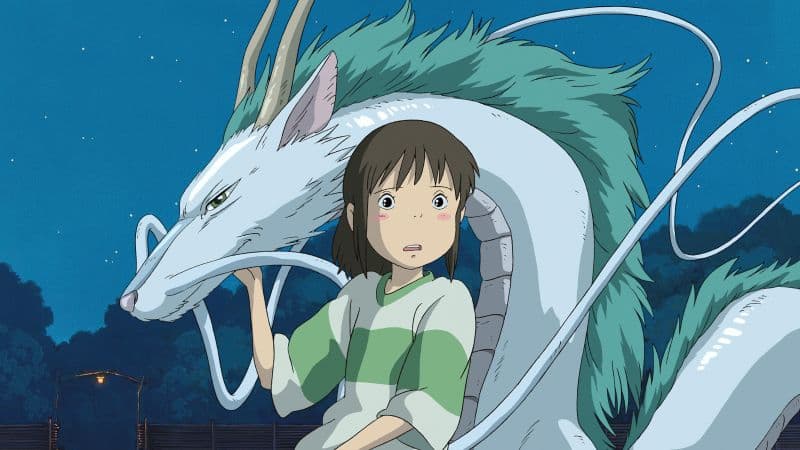 Haku (Spirited Away) Dragon Wallpaper