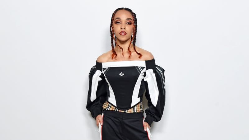 FKA twigs White background Wallpaper