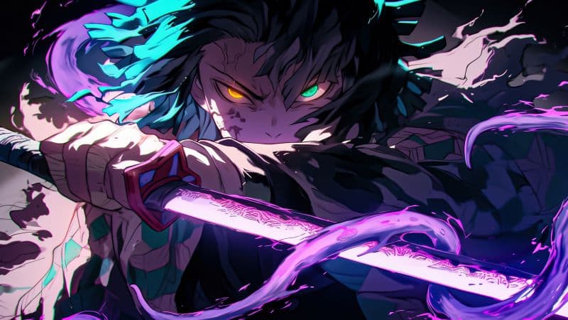 Tanjiro Kamado Colorful anime Wallpaper