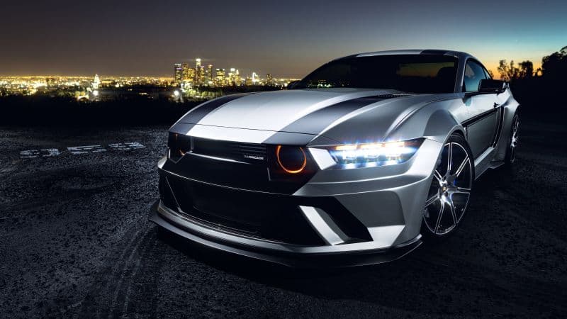 Ford Mustang Barricade Wallpaper