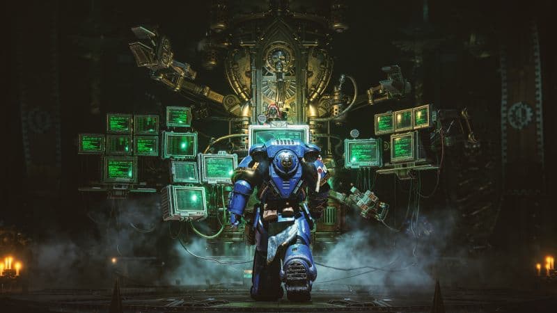 Warhammer 40K Space Marine 2 Armor Wallpaper