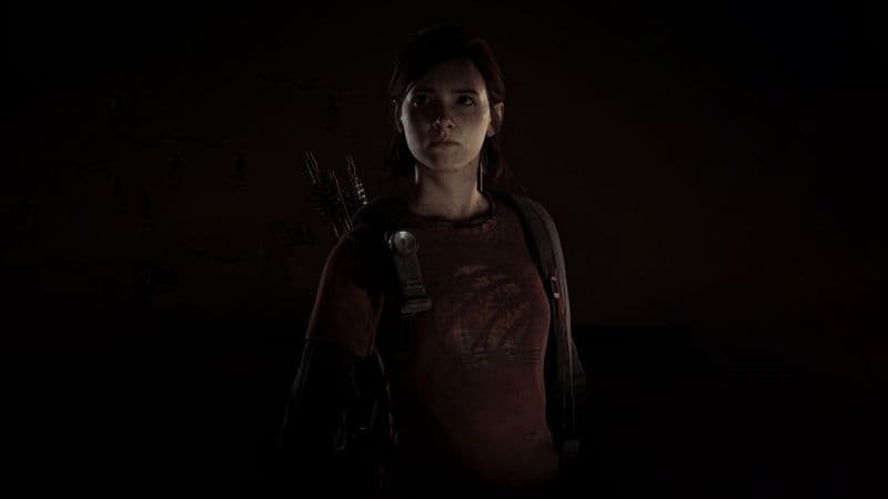 Ellie Williams Dark background Wallpaper