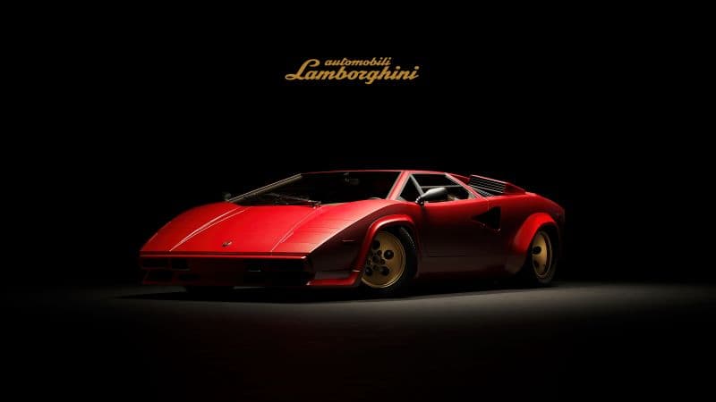Lamborghini Countach Dark aesthetic Wallpaper