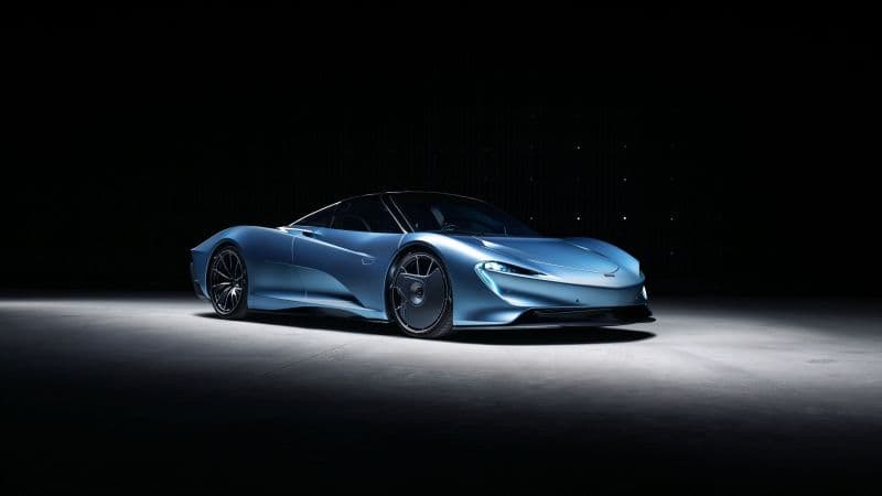 McLaren Speedtail Dark background Wallpaper