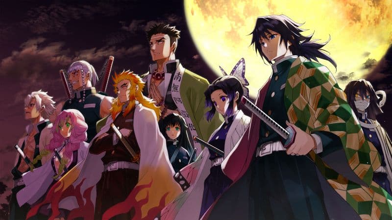 Demon Slayer: Kimetsu no Yaiba Character art Wallpaper