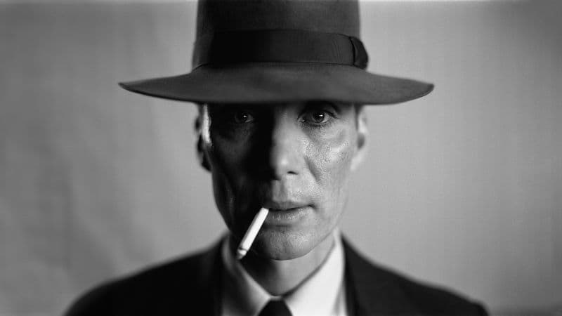 Cillian Murphy (Oppenheimer) Monochrome Wallpaper