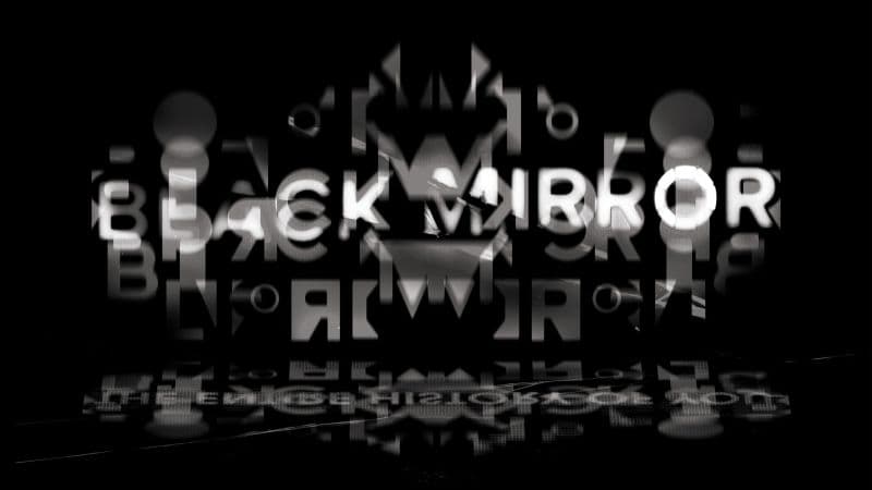Black Mirror Glitch art Wallpaper