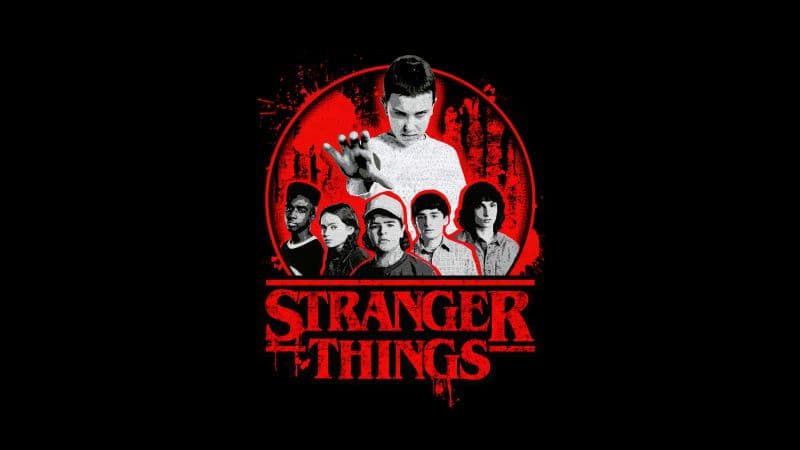 Stranger Things AMOLED Wallpaper