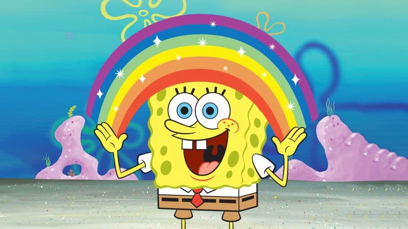 Spongebob Rainbow Wallpaper