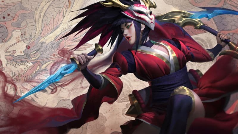Blood Moon Akali League of Legends Wallpaper
