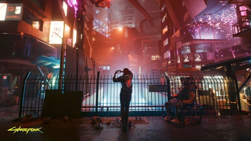 V (Cyberpunk) Love heart Wallpaper