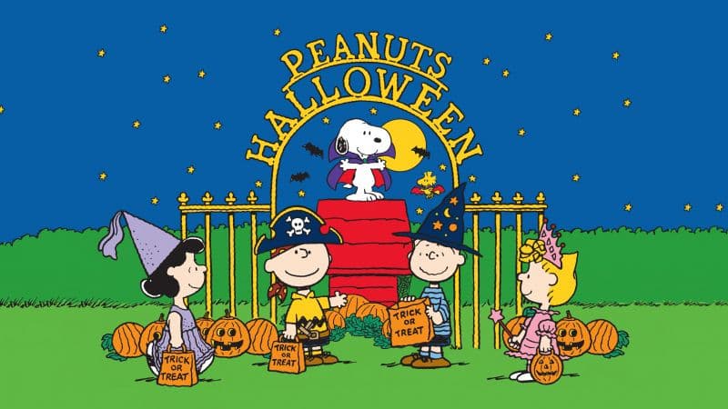 Peanuts Trick or treat Wallpaper