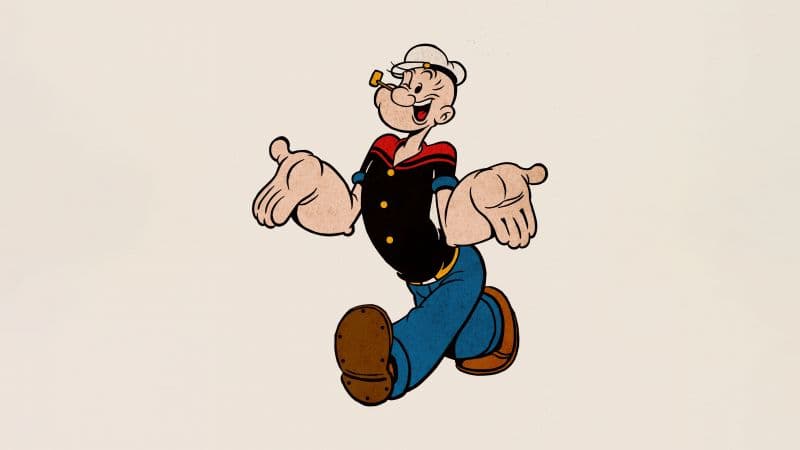 Popeye Cheerful Wallpaper