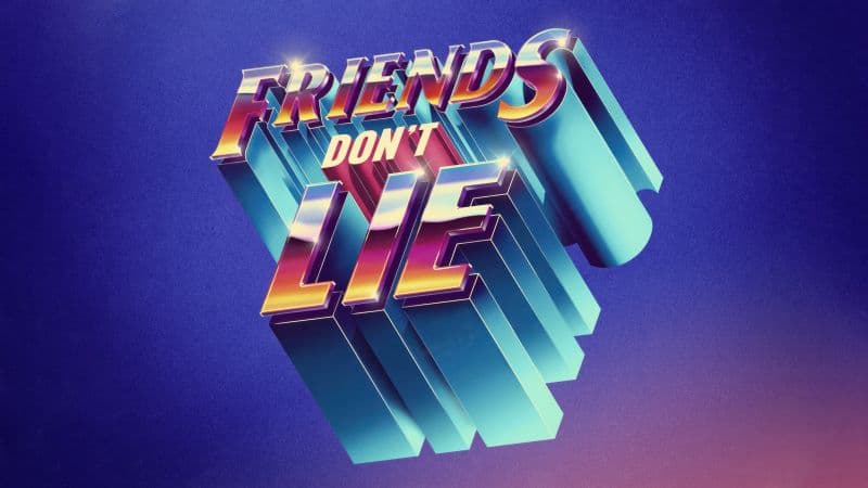Friends Don't Lie Stranger Things Wallpaper