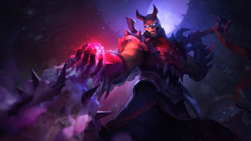 Blood Moon Shen League of Legends Wallpaper
