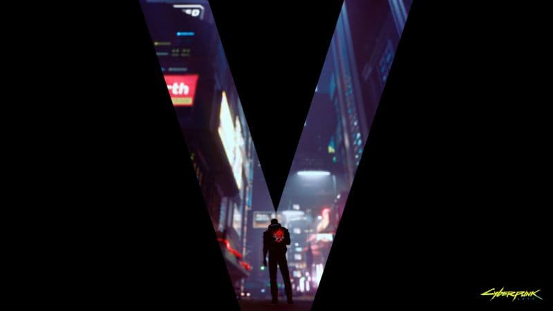 V (Cyberpunk) Poster Wallpaper
