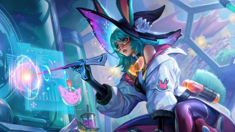 Battle Bunny Aurora League of Legends Wallpaper