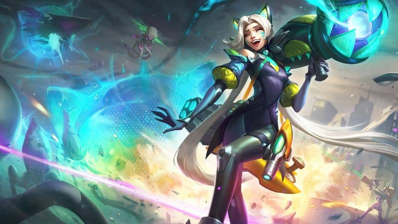 Battle Cat Jinx League of Legends Wallpaper