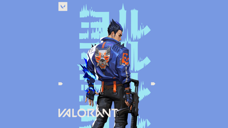 Yoru Blue background Wallpaper