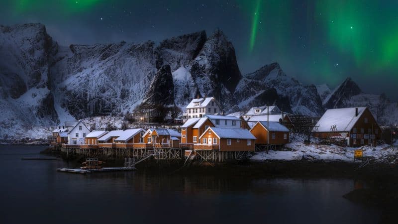 Lofoten Islands Ultrawide Wallpaper
