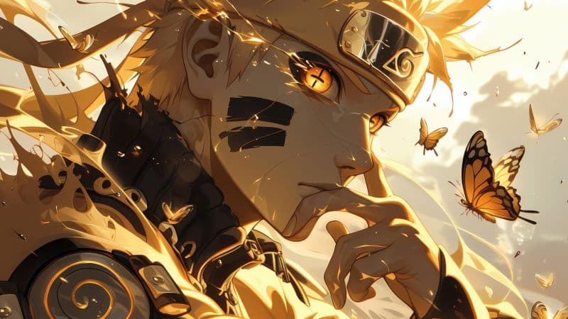 Golden Naruto Uzumaki Wallpaper