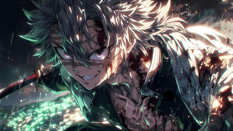 Sanemi Shinazugawa Artwork Wallpaper