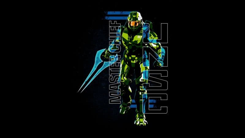 Master Chief AMOLED Wallpaper