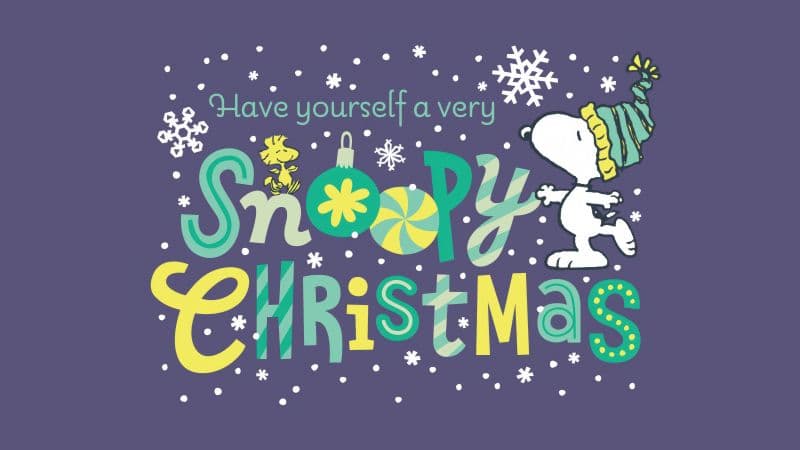 Snoopy Christmas Wallpaper