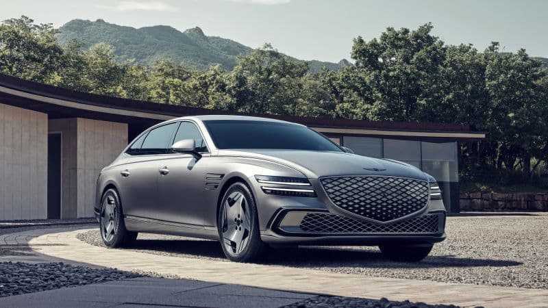 Genesis Electrified G80 5K Wallpaper