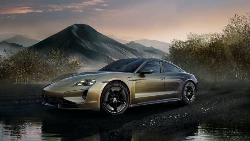 Porsche Taycan Turbo S Celestial Jade Wallpaper
