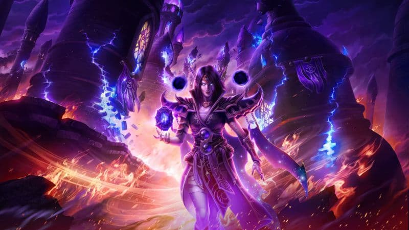 Voidweaver Shadow Priest in WOW The War Within Wallpaper