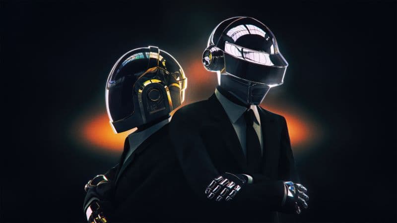 Daft Punk Dark aesthetic Wallpaper