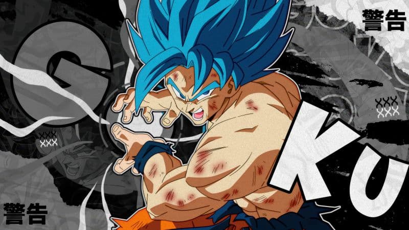 Super Saiyan Blue Goku Dragon Ball Super Wallpaper