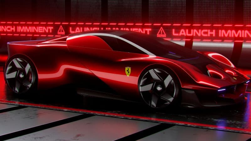 Ferrari Concept Car Ultrawide Wallpaper