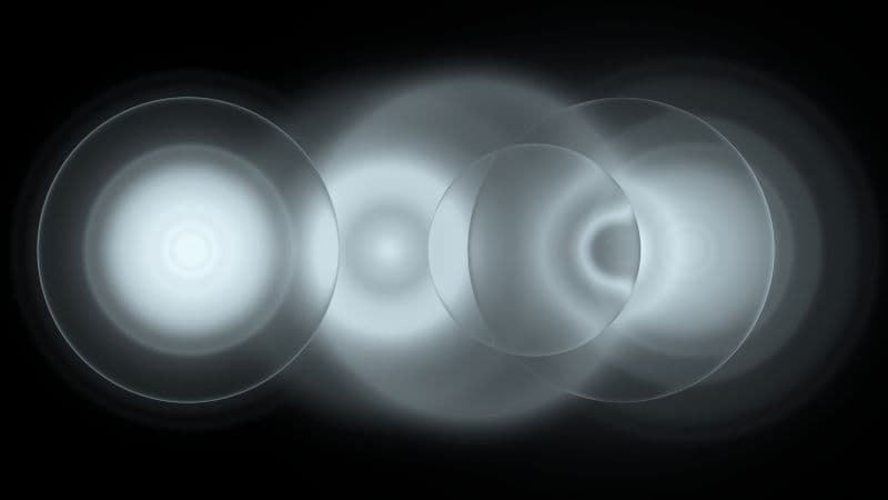 Grayscale Circles Wallpaper