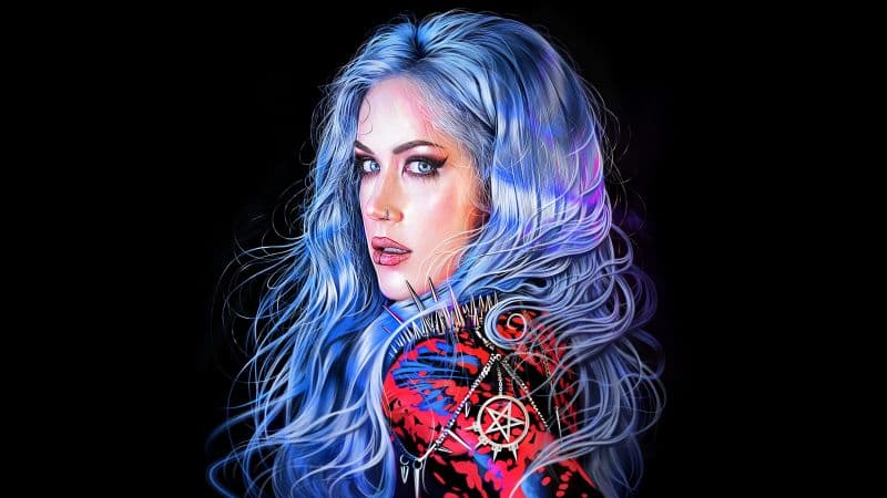 Alissa White-Gluz 8K Wallpaper