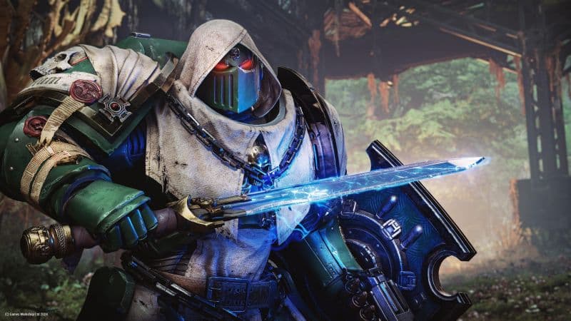 Dark Angel Bulwark Warhammer 40K Space Marine 2 Wallpaper