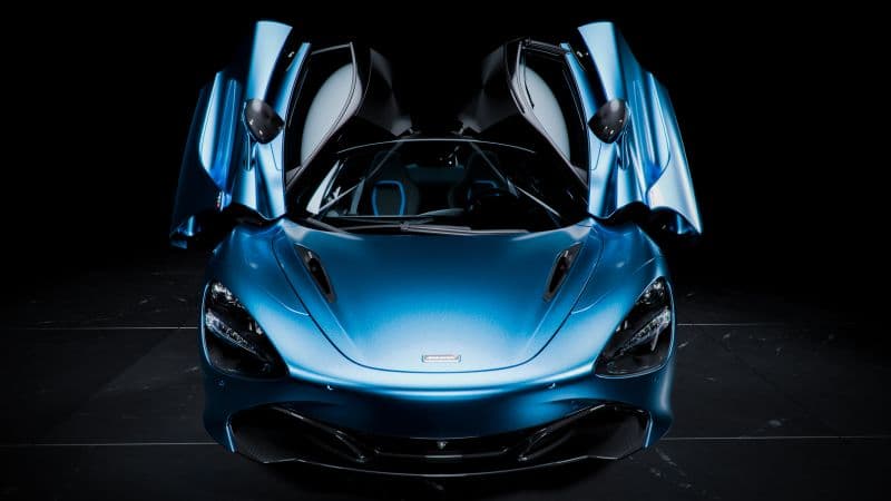 McLaren 720S Dark background Wallpaper