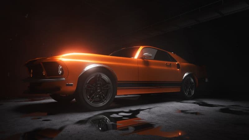 Ford Mustang Boss 302 Vintage car Wallpaper