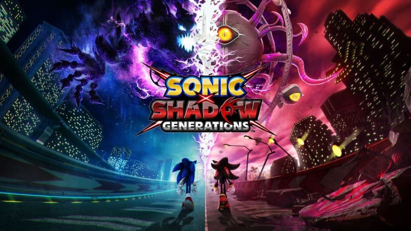 Sonic X Shadow Generations Key Art Wallpaper