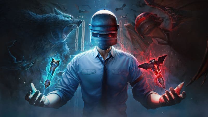 PUBG helmet Key Art Wallpaper