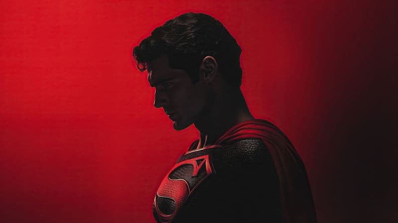 Superman Red aesthetic Wallpaper