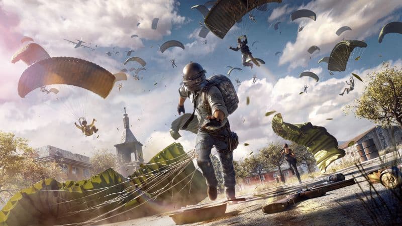 PUBG MOBILE Parachute landing Wallpaper