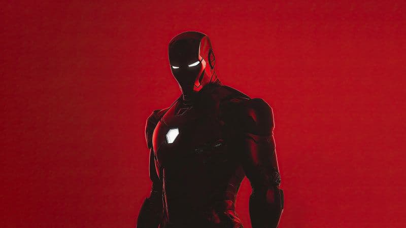 Iron Man Red aesthetic Wallpaper