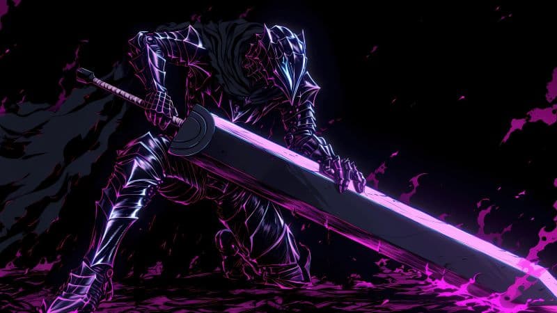 Guts (Berserk) AMOLED Wallpaper