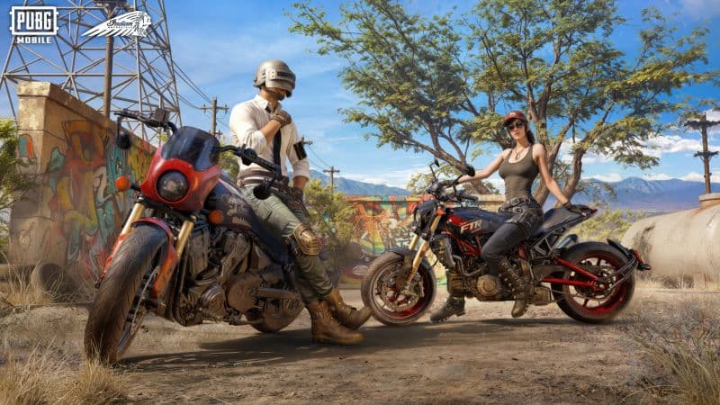PUBG MOBILE x Indian Motorcycle 5K Wallpaper