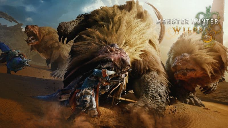 Monster Hunter Wilds Action Wallpaper