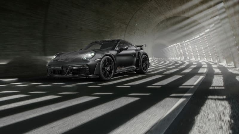 Techart GTstreet R Monochrome 2024 Wallpaper