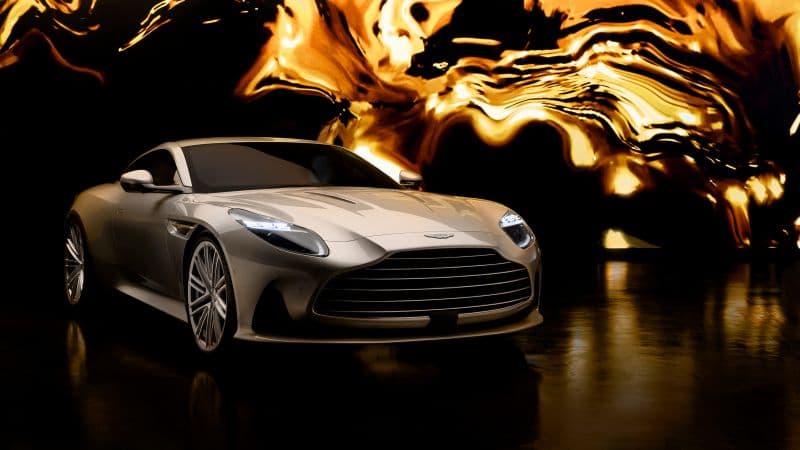 Aston Martin DB12 Goldfinger Edition Wallpaper