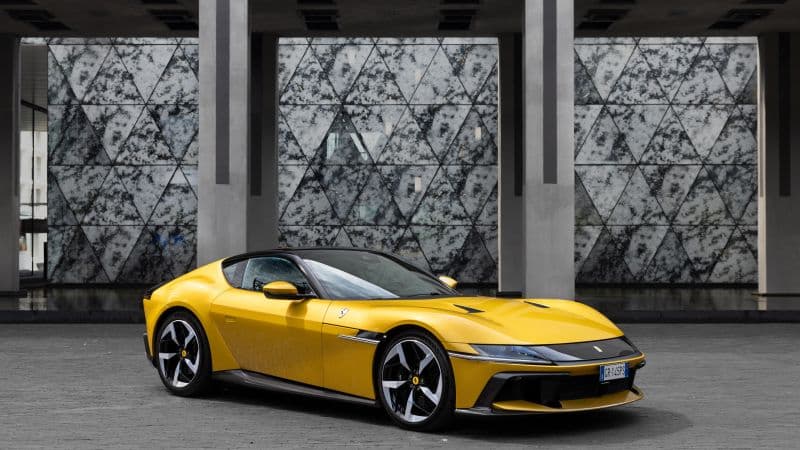 Ferrari 12Cilindri Yellow cars Wallpaper